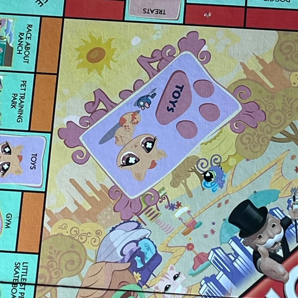 Littlest Pet Shop Monopoly Edition Game Board only